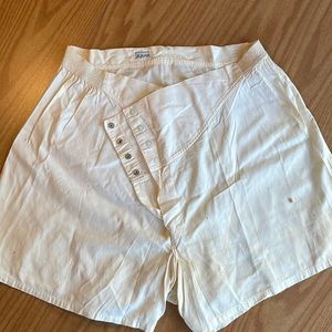 1940’s John Wanamaker cotton boxers, 4 snaps